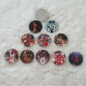 1995 Upper Deck Michael Jordan Milk Caps W/Slammer (Mint Condition)